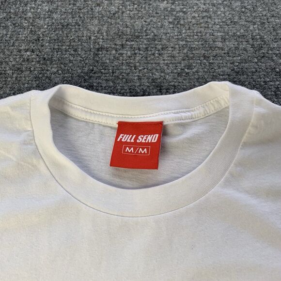 Full Send T-shirt Mens Medium Bail Bonds Steve Will Do It White Tee Nelk Boys - Picture 4 of 11